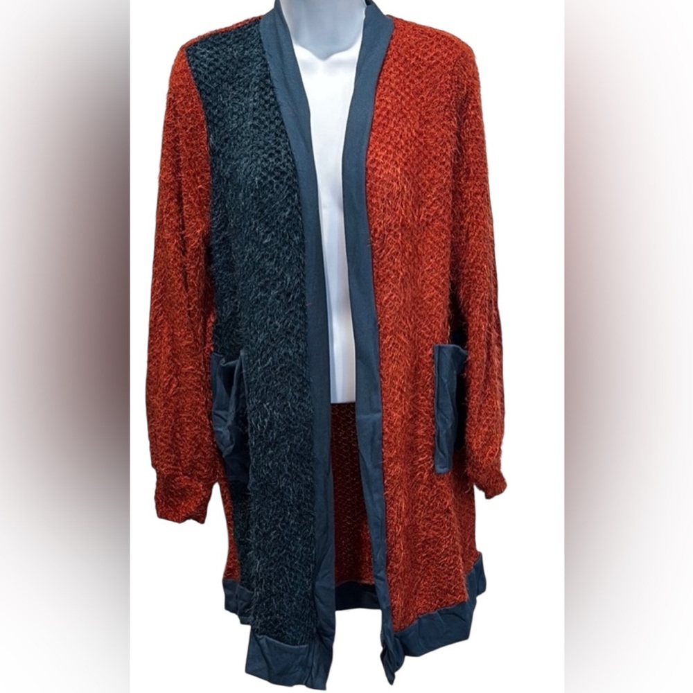 CES FEMME EYELASH KNIT LIGHTWEIGHT CARDIGAN SWEATER